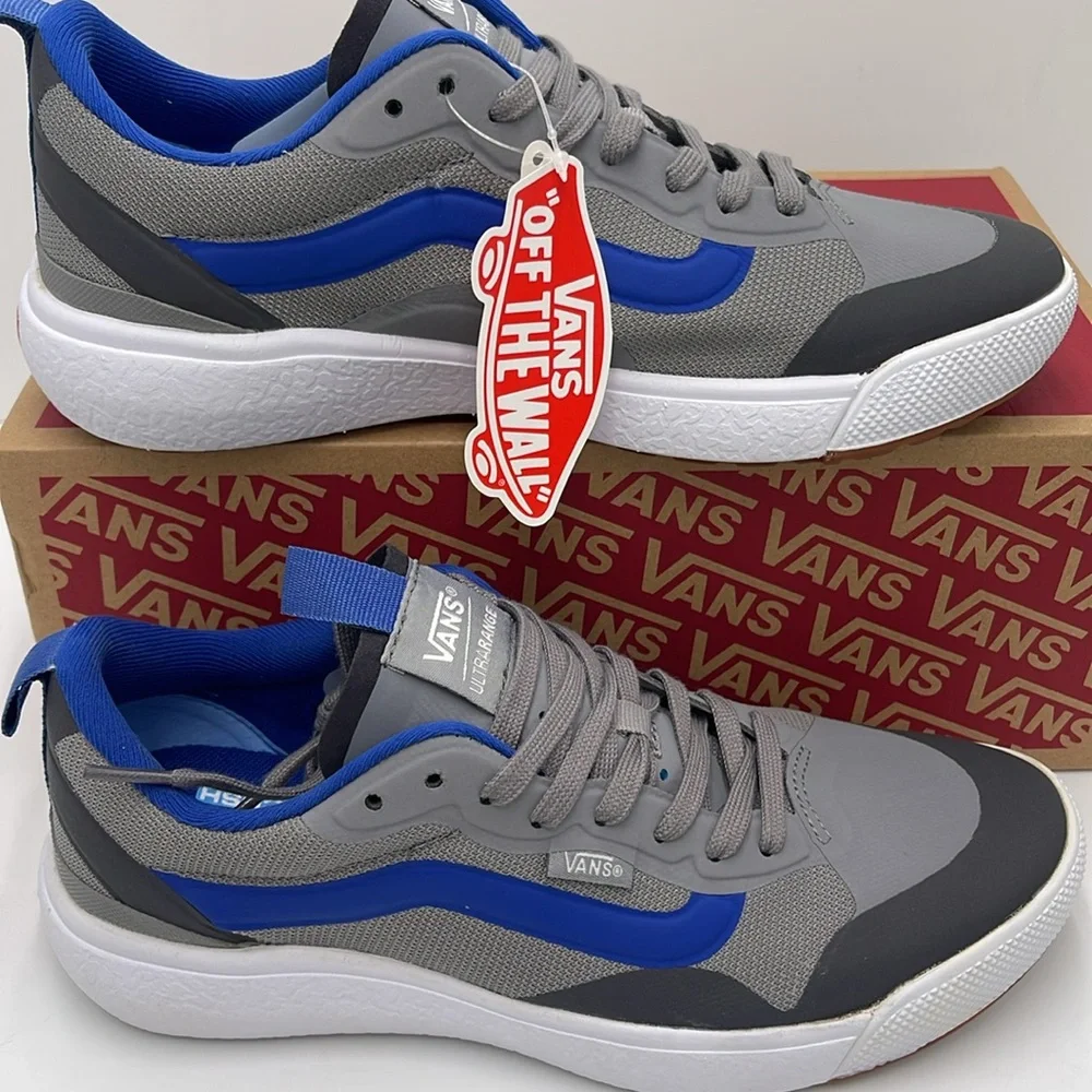 Vans Men’s Gray and Blue Sneakers Ultrarange Exo
Gray/True White VN0A4U1KBGJ - Picture 4 of 16